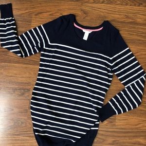H&M striped maternity sweater